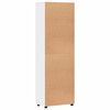 vidaXL Highboard mit Regal FLORIN Wei&szlig; 60 x 35 x 182 cm Holzwerkstoff