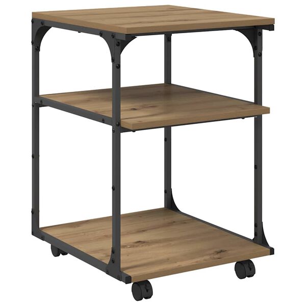 vidaXL Druckerst&auml;nder Artisan-Eiche 43 x 48 x 64 cm Holzwerkstoff