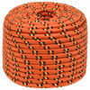 vidaXL Mehrzweck-Allzweckseil 12 mm 50 m Orange PP