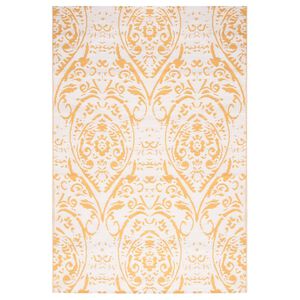 vidaXL Outdoor-Teppich ARAKIL Gelb 140x200 cm PP