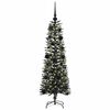 vidaXL Künstlicher Weihnachtsbaum mit 150 LEDs mit Ständer Grün 120 cm