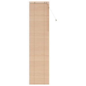 vidaXL Jalousie Eichenoptik 55 x 250 cm 35 mm Massives Paulownia-Holz