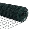 vidaXL Eurozaun Grün 1,6 x 10 m PVC-beschichtetes Eisen
