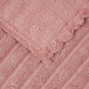 vidaXL &Uuml;berwurfdecke Rosa 240 x 220 cm Fleece