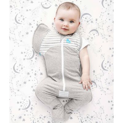 Love to Dream Baby-Pucksack Swaddle Up Transition Suit Stufe 2 L Grau