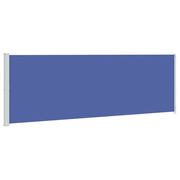 vidaXL Seitenmarkise Ausziehbar 200x600 cm Blau
