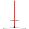 vidaXL Tennisnetz Schwarz und Rot 300x100x87 cm Polyester