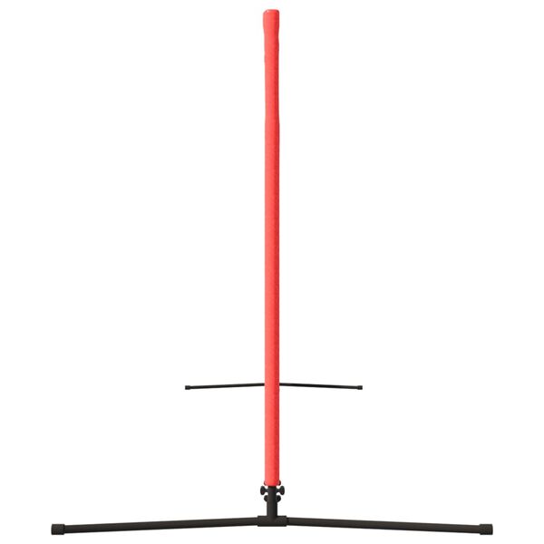 vidaXL Tennisnetz Schwarz und Rot 300x100x87 cm Polyester