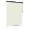 vidaXL Rollo mit Vorh&auml;ngen Creme 200 x 250 cm Stoff und Aluminium