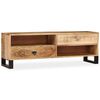vidaXL TV-Schrank Massivholz Mango 120x30x40 cm