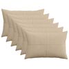 vidaXL Kissenbezug 6 pcs ALMELO Taupe 30 x 50 cm Cord