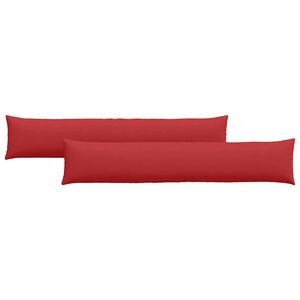 vidaXL Sofakissen 2 pcs Rot 200 x 40 cm Stoff