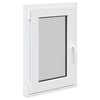 vidaXL Kellerfenster RISOR 50 x 75 cm PVC und Glas Wei&szlig;