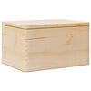 vidaXL Holzkiste mit Deckel 40x30x23 cm Massivholz Kiefer