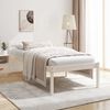 vidaXL Seniorenbett Wei&szlig; 75x190 cm Massivholz Kiefer