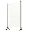 vidaXL 3-tlg. Raumteiler Wei&szlig; 260x180 cm Stoff