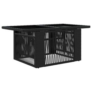 vidaXL Garten Lifting Up Tisch Schwarz 100 x 55 x 37 cm