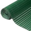 Nature Doppelseitiger Garten-Sichtschutz PVC 1,5&times;3 m Gr&uuml;n