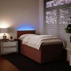 vidaXL Boxspringbett mit Matratze Rosa 90x190 cm Samt
