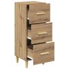 vidaXL Sideboard Artisan-Eiche 34,5 x 34 x 90 cm Holzwerkstoff