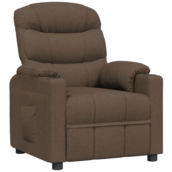 vidaXL Relaxsessel Braun Stoff