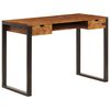 vidaXL Schreibtisch 110 x 55 x 78 cm Massivholz Akazie und Stahl