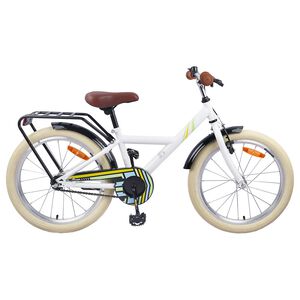 vidaXL Kinderfahrrad 18 Zoll f&uuml;r 5-7 Jahre alt Wei&szlig;