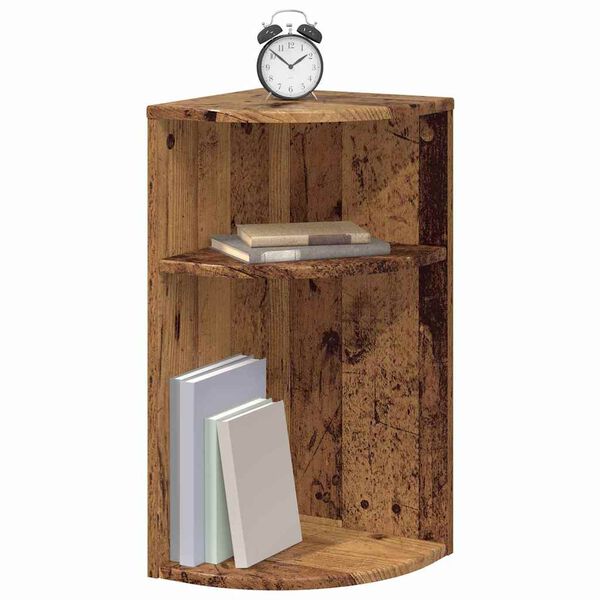 vidaXL Beistelltisch Altholz 29,6 x 29,6 x 60 cm Holzwerkstoff