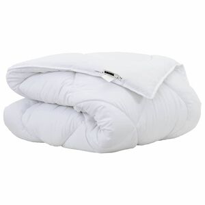 vidaXL Winterbettdecke 200 x 135 x 5 cm Winter Polyester Wei&szlig;