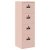 vidaXL Aktenschrank Rosa 44 x 50 x 106,5 cm Kaltgewalzter Stahl