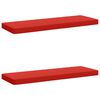 vidaXL 2-teilige Bankkissen VUGHT 2 stk. 100 % Polyester Rot