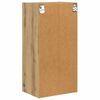 vidaXL H&auml;ngeschrank Artisan-Eiche 40 x 29,5 x 80 cm Holzwerkstoff