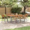 vidaXL Gartenstuhl 8 pcs Braun 56 x 57 x 87 cm Massivholz Akazie