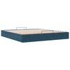 vidaXL Ottoman-Bett ohne Matratze Dunkelblau 180x200 cm Samt