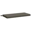 vidaXL Bankkissen SOEST 100 % Polyester Grau 60 x 40 x 5 cm