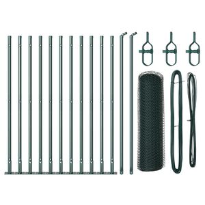 vidaXL Zaunpfosten Gr&uuml;n