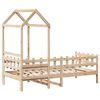 vidaXL Tagesbett mit Dach 80x200 cm Massivholz Kiefer