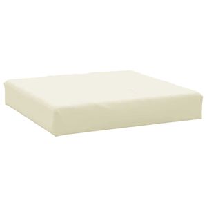 vidaXL Palettenkissen Creme 60x60x9,5 cm Oxford-Gewebe