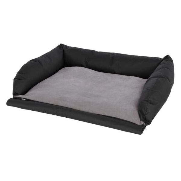 Kerbl Auto-Hundebett 80x60 cm Grau und Schwarz