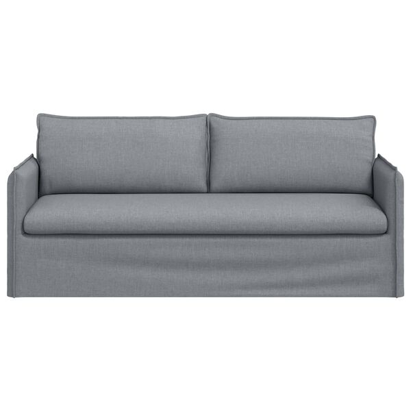 vidaXL Sofa Hellgrau Gesamtabmessungen: 196 x 82 x 85 cm (B x T x H)