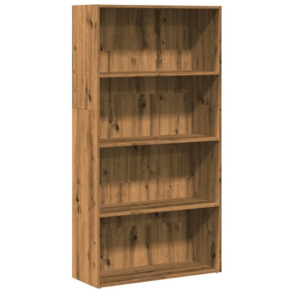 vidaXL B&uuml;cherregal Artisan-Eiche 80x30x152 cm Holzwerkstoff