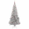 vidaXL Weihnachtsbaum mit 300 LEDs mit St&auml;nder Silber 240 cm PET