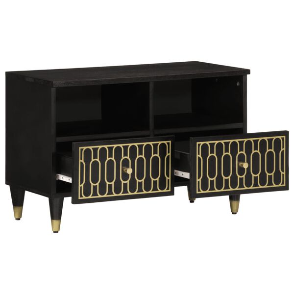 vidaXL TV-Schrank 70x33x46 cm Massivholz Mango