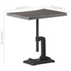 vidaXL Beistelltisch Grau 45x35x48 cm Massivholz Akazie Gusseisen