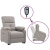 vidaXL Aufstehsessel Taupe Stoff