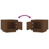 vidaXL Couchtisch Braun Eichen-Optik 51x50x45 cm Holzwerkstoff