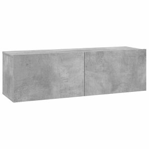 vidaXL TV-Schrank Betongrau 100x30x30 cm Holzwerkstoff