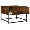 vidaXL Couchtisch R&auml;uchereiche 51x51x40 cm Holzwerkstoff