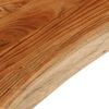 vidaXL Tischplatte 120x40x3,8cm Rechteckig Massivholz Akazie Baumkante