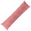 vidaXL Kissen mit Kissen HEERLEN Rosa 40 x 145 cm Samt